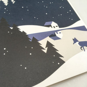 Christmas, Christmas cards blue A5, envelops included