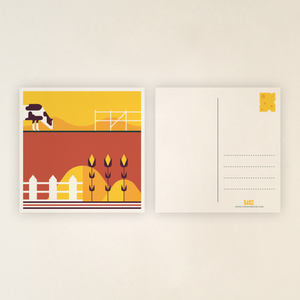 Postcard - cow II