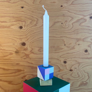 Sculpture one block with candle