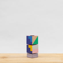 Load image into Gallery viewer, Sculpture two blocks, with candle