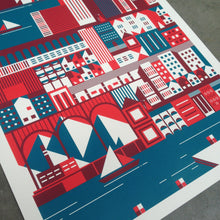 Load image into Gallery viewer, Building cities, print