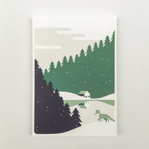 Christmas, Christmas cards green A5, envelops included
