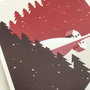 Christmas, Christmas cards blue A5, envelops included