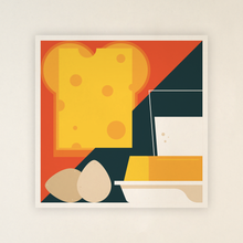 Load image into Gallery viewer, Postcard - Holland, butter cheese and eggs, including envelops