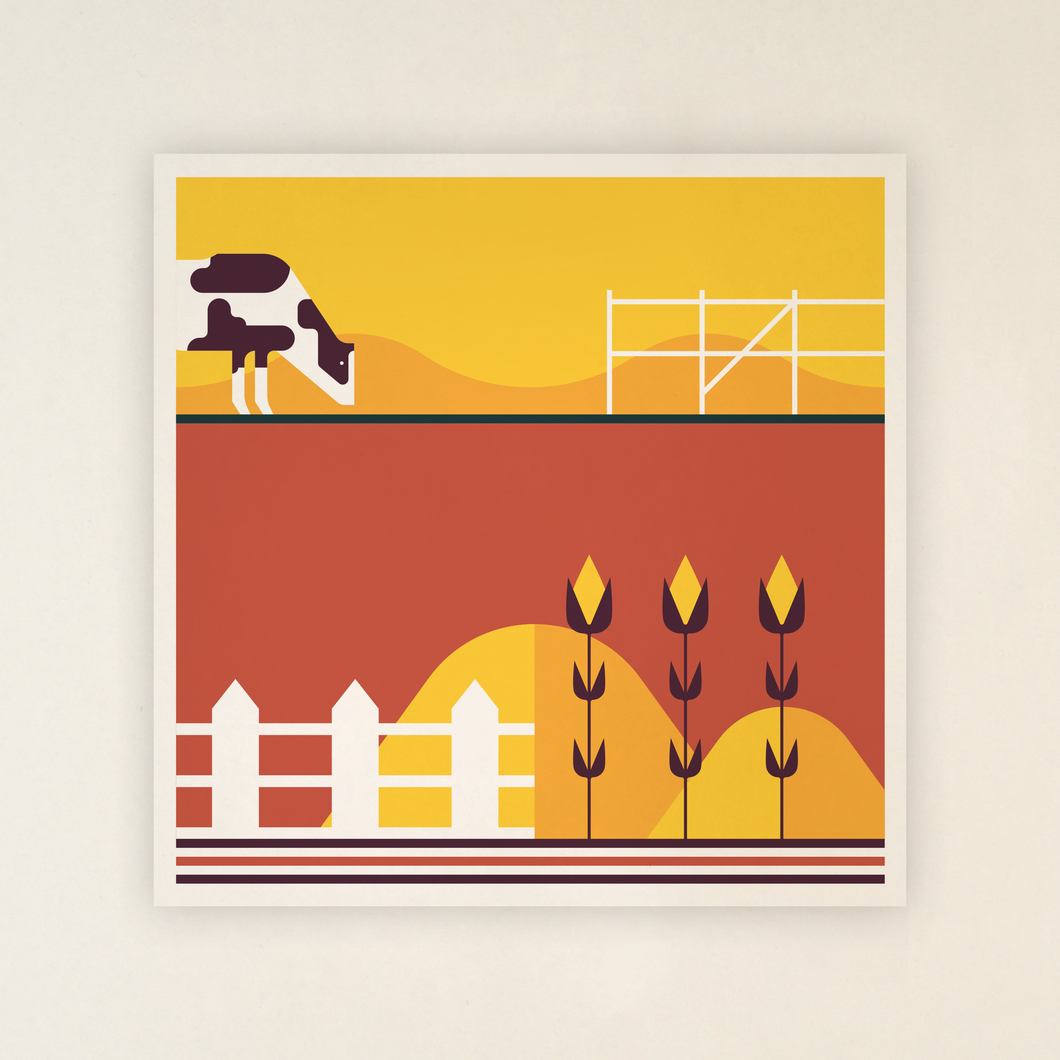 Postcard - cow II