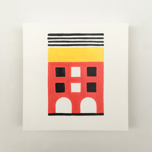 Tiny Houses #003 - Original painting