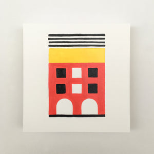 Tiny Houses #003 - Original painting