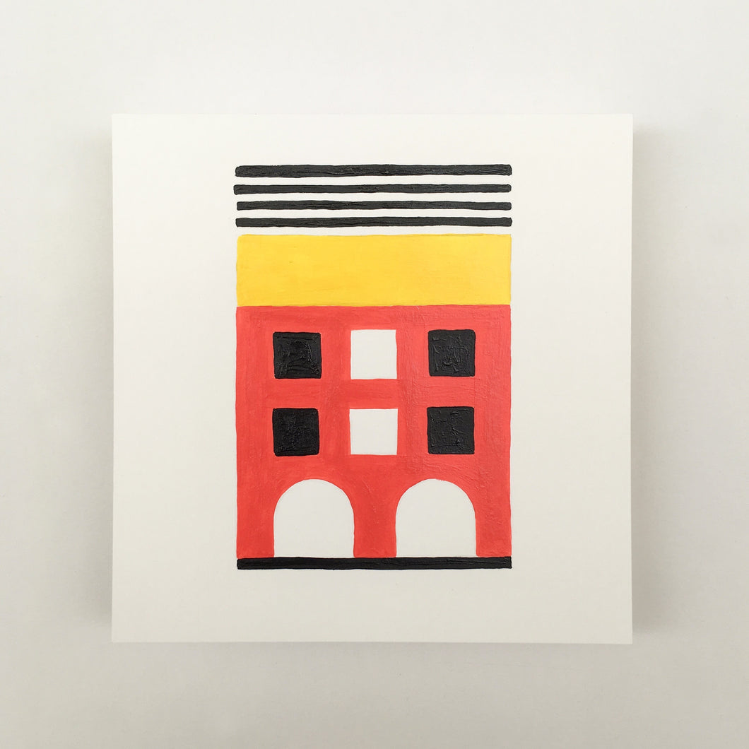 Tiny Houses #003 - Original painting