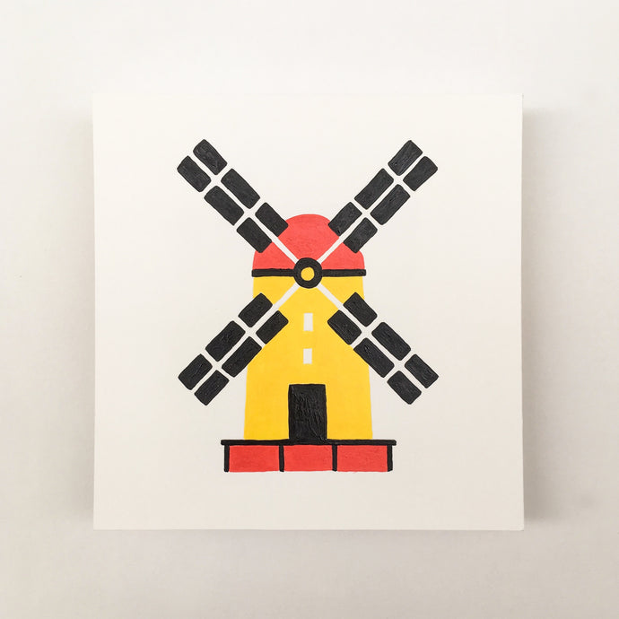Tiny Houses #007 - Original painting