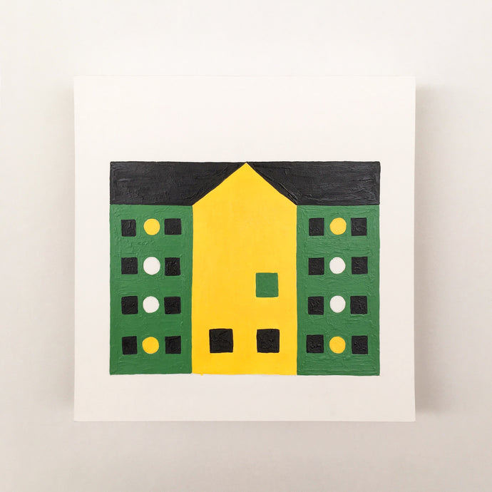 Tiny Houses #025 - Original painting