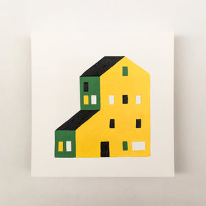 Tiny Houses #017 - Original painting