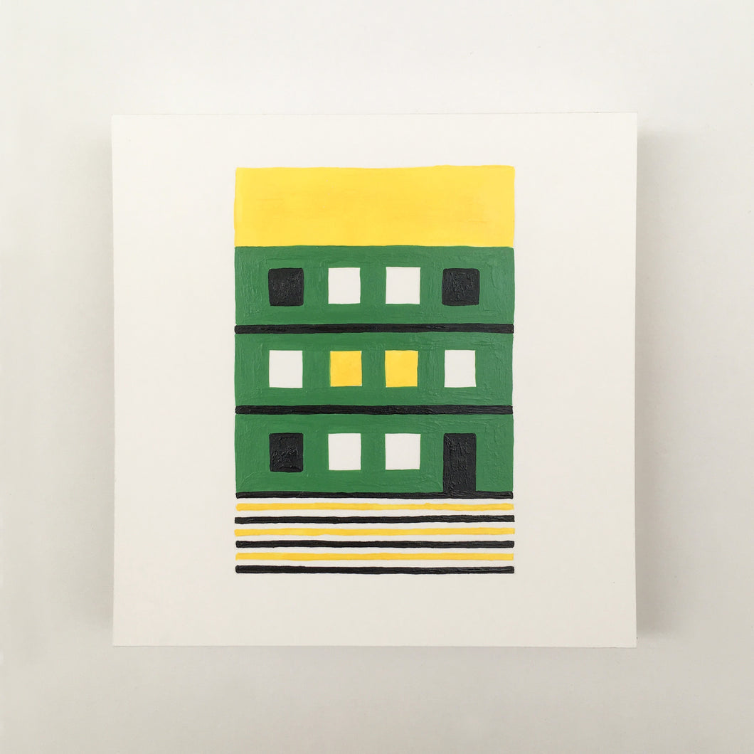 Tiny Houses #013 - Original painting